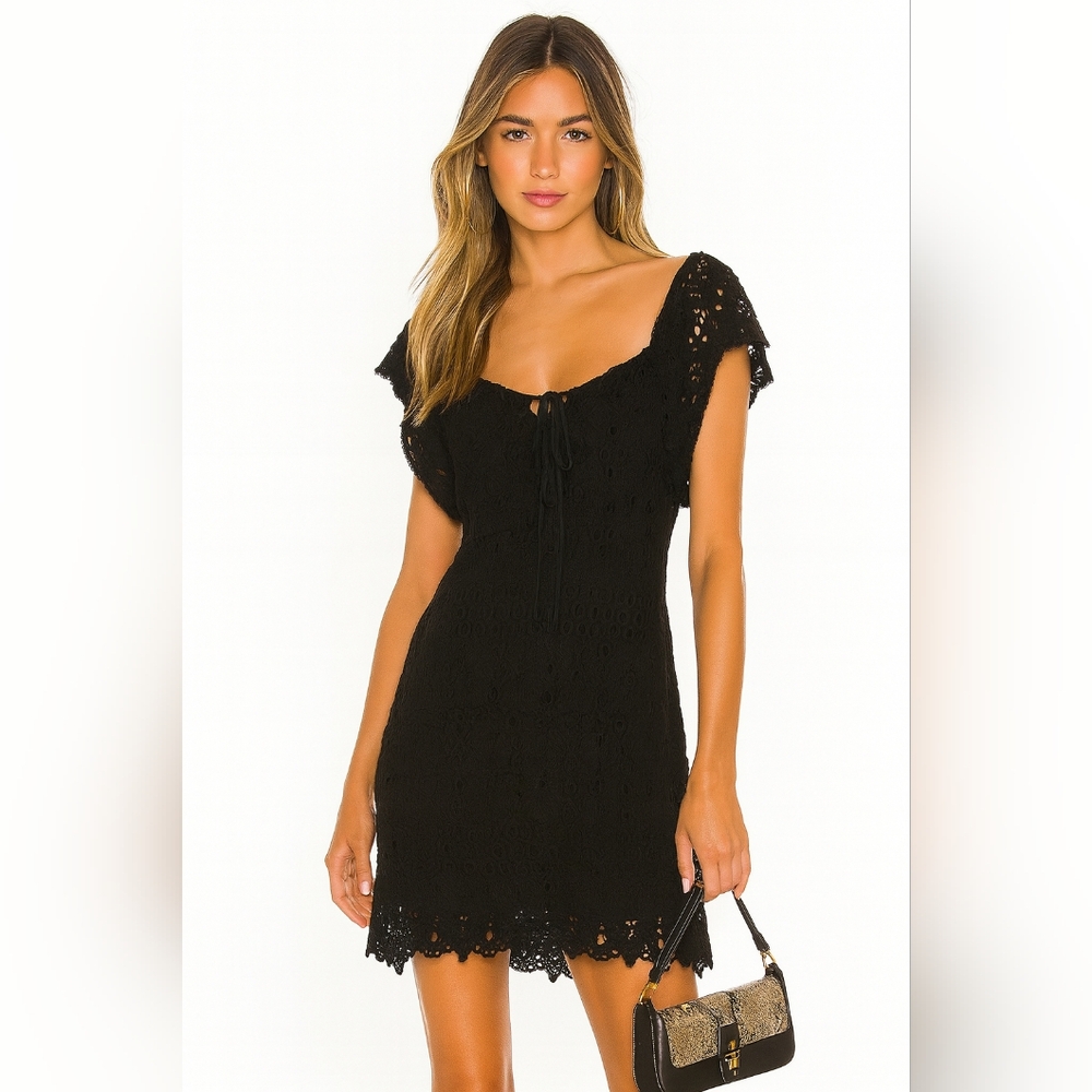 Velvet by Graham & Spencer Black Mini Dress